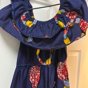 African print jumpsuit